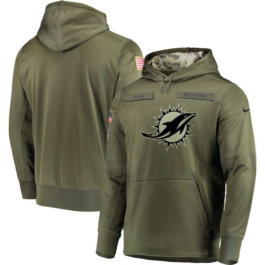 Nike Dolphins Olive Salute To Service Men's Pullove Hoodie,We sell and wholesale Nike Dolphins Olive Salute To Service Men's Pullove Hoodie on line form chian!